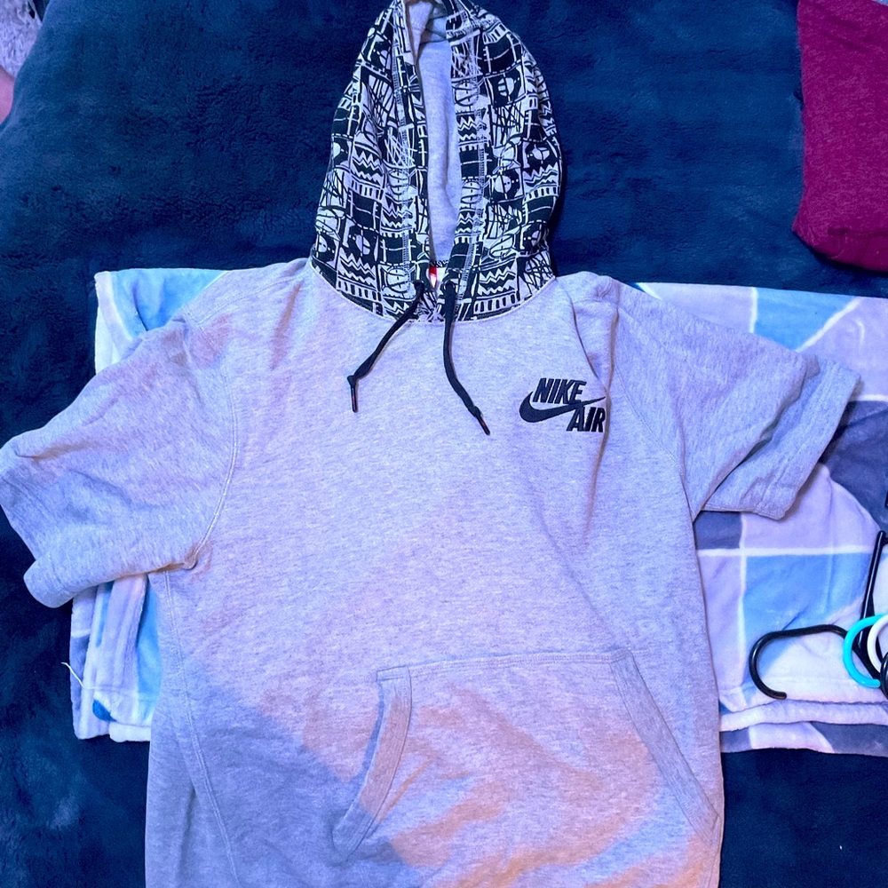 Nike short sleeve hoodie